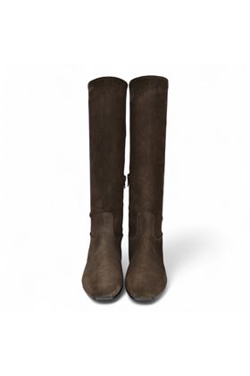 Stivale donna in camoscio colore testa di moro. LES AUTRES | 311-CAM.CAFFE